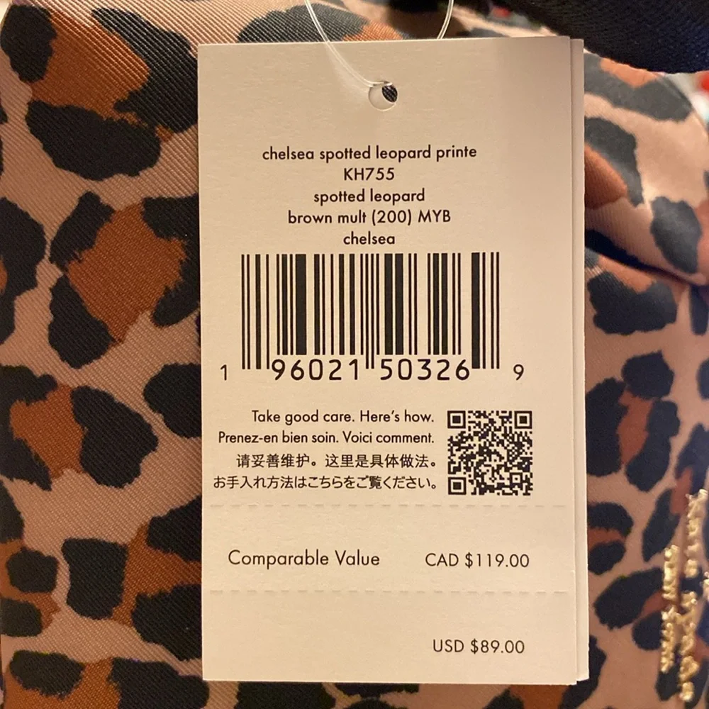 Kate Spade Leopard Cosmetic Bag - Picture 5 of 7